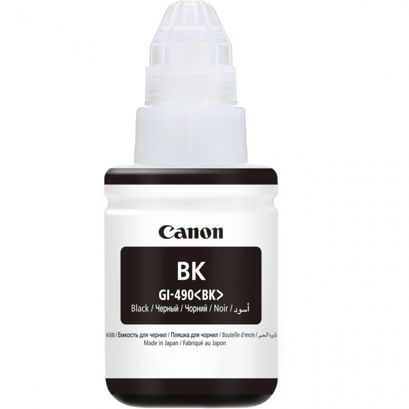 CARTOUCHE CANON GI-490 BK ORIGINAL