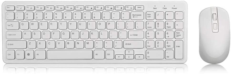 COMBO  CLAVIER SOURIS SANS  FIL HK3200 BLANC (copie)
