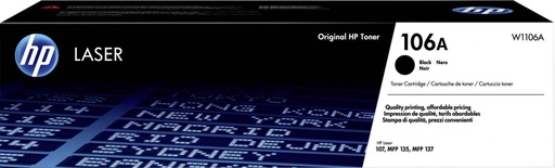 [W1106A] HP 106A Noir (W1106A) - Toner HP LaserJet d'origine