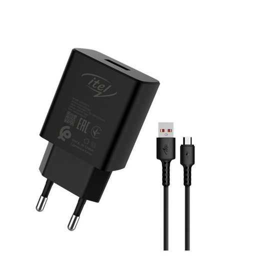 [ICW-101E] CHARGEUR TELEPHONE ITEL 10W X2 FAST CHARGING ICW-101E